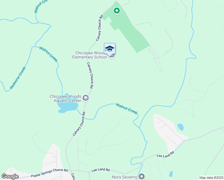 map of restaurants, bars, coffee shops, grocery stores, and more near 2029 Calvary Church Road in Gainesville