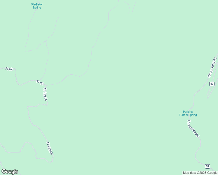 map of restaurants, bars, coffee shops, grocery stores, and more near Lincoln Ridge Road in Crown King