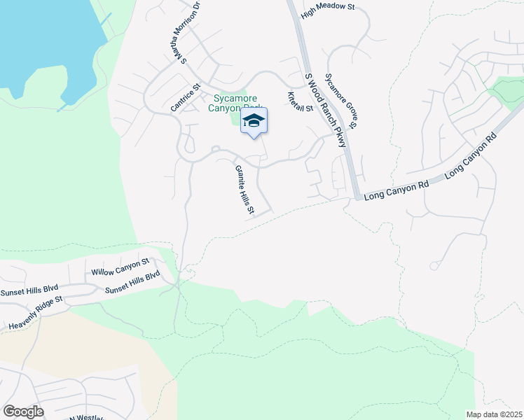 map of restaurants, bars, coffee shops, grocery stores, and more near 572 Grass Valley Street in Simi Valley