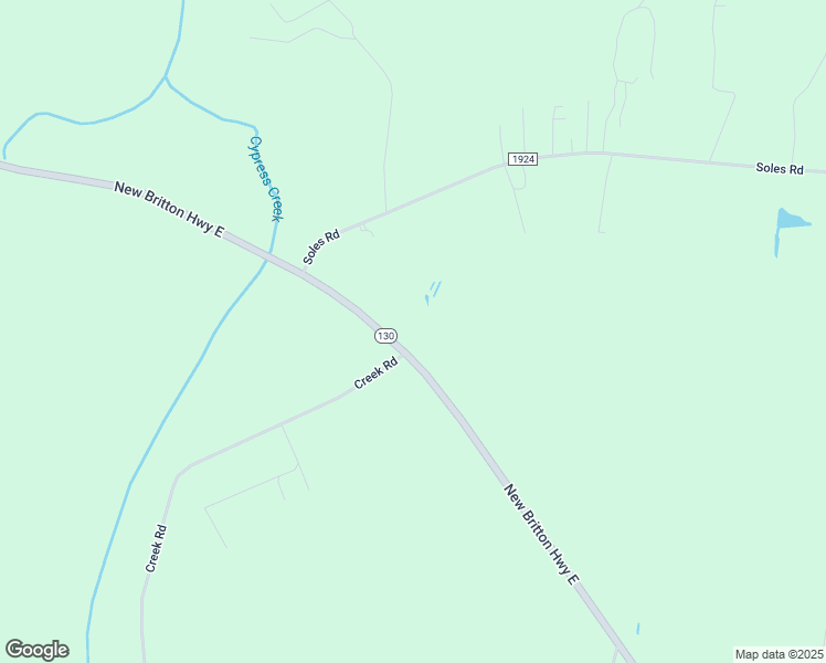 map of restaurants, bars, coffee shops, grocery stores, and more near 6877 New Britton Highway East in Whiteville