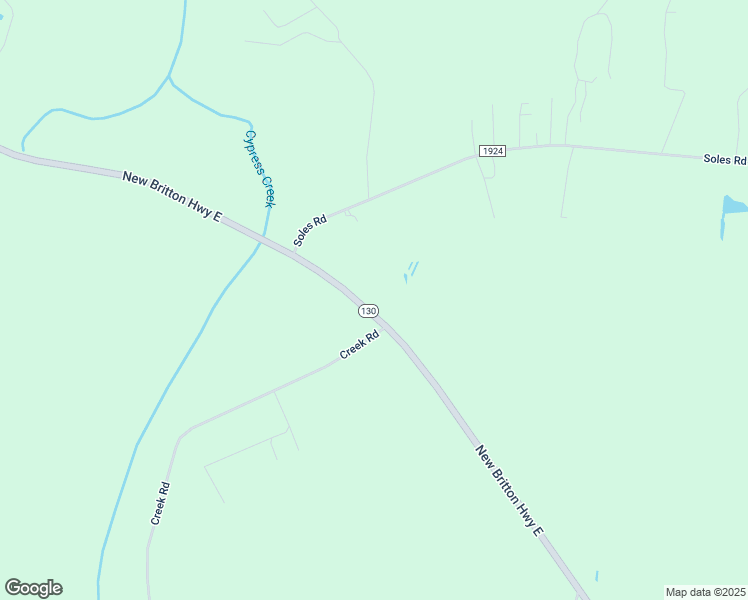 map of restaurants, bars, coffee shops, grocery stores, and more near 6797 New Britton Highway East in Whiteville
