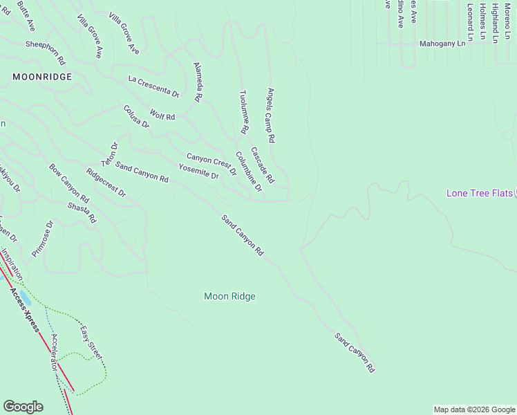 map of restaurants, bars, coffee shops, grocery stores, and more near 190 Yosemite Drive in Big Bear Lake