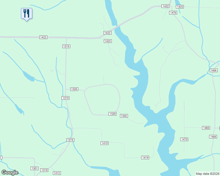 map of restaurants, bars, coffee shops, grocery stores, and more near 805 County Road 1539 in Hanceville