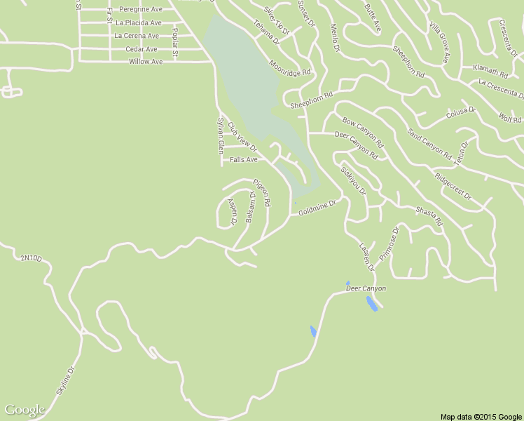 map of restaurants, bars, coffee shops, grocery stores, and more near 1298 Pigeon Road in Big Bear Lake