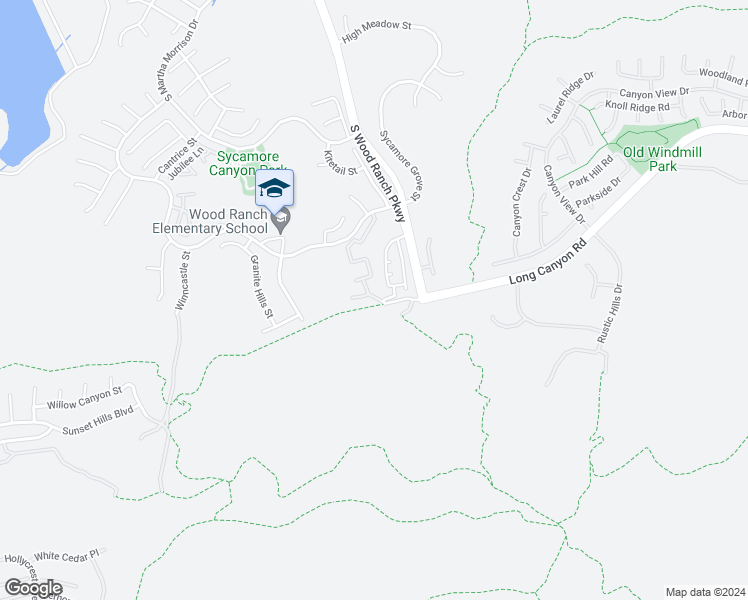 map of restaurants, bars, coffee shops, grocery stores, and more near 580 Fenwick Way in Simi Valley