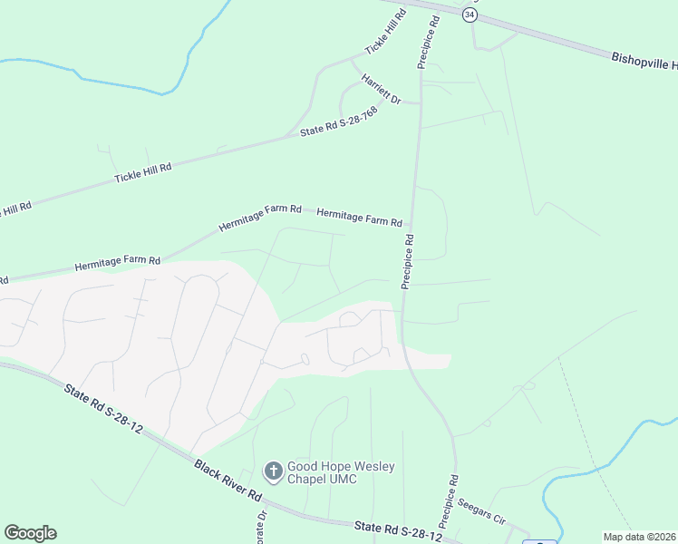 map of restaurants, bars, coffee shops, grocery stores, and more near 209 Bobwhite Circle in Camden