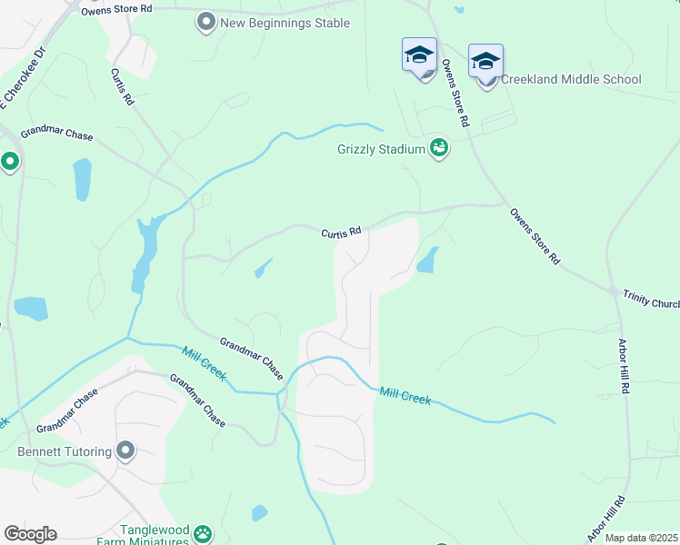 map of restaurants, bars, coffee shops, grocery stores, and more near 114 Farm Valley Drive in Canton
