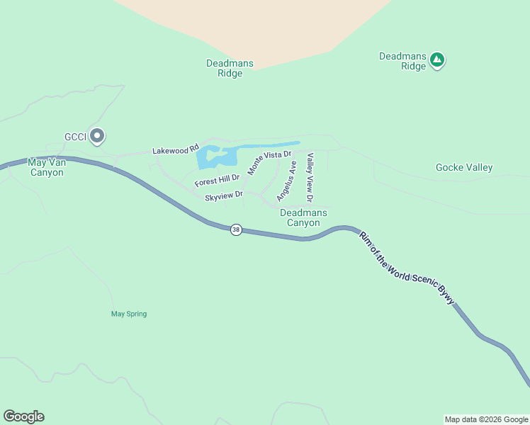 map of restaurants, bars, coffee shops, grocery stores, and more near 1295 Skyview Court in Big Bear