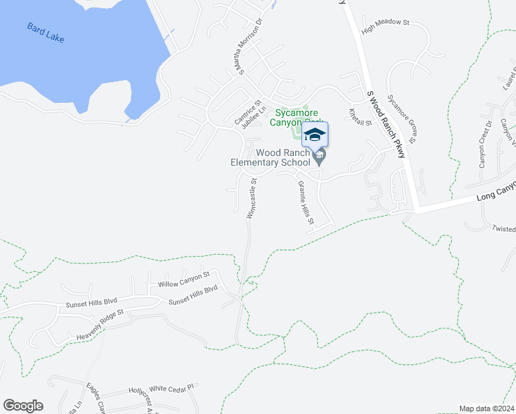 map of restaurants, bars, coffee shops, grocery stores, and more near 558 Winncastle Street in Simi Valley