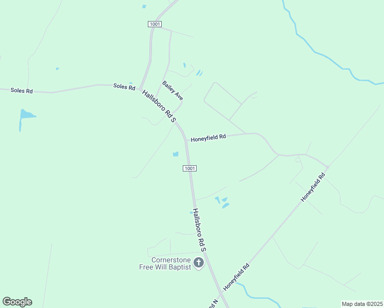 map of restaurants, bars, coffee shops, grocery stores, and more near 7895 Hallsboro Road South in Whiteville