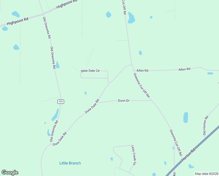 map of restaurants, bars, coffee shops, grocery stores, and more near 730 Dixie Dale Road in Albertville