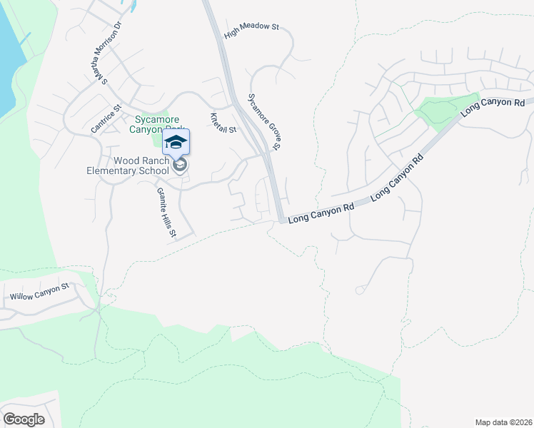 map of restaurants, bars, coffee shops, grocery stores, and more near Long Canyon Road in Simi Valley