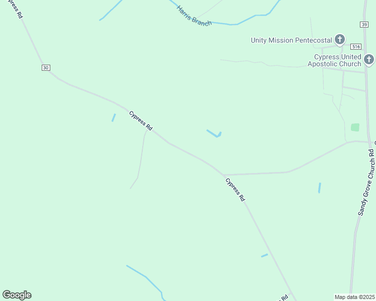 map of restaurants, bars, coffee shops, grocery stores, and more near 1417 Cypress Road in Bishopville