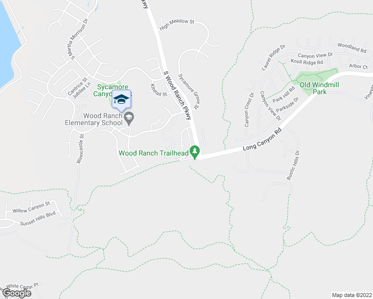 map of restaurants, bars, coffee shops, grocery stores, and more near 598 Yarrow Drive in Simi Valley