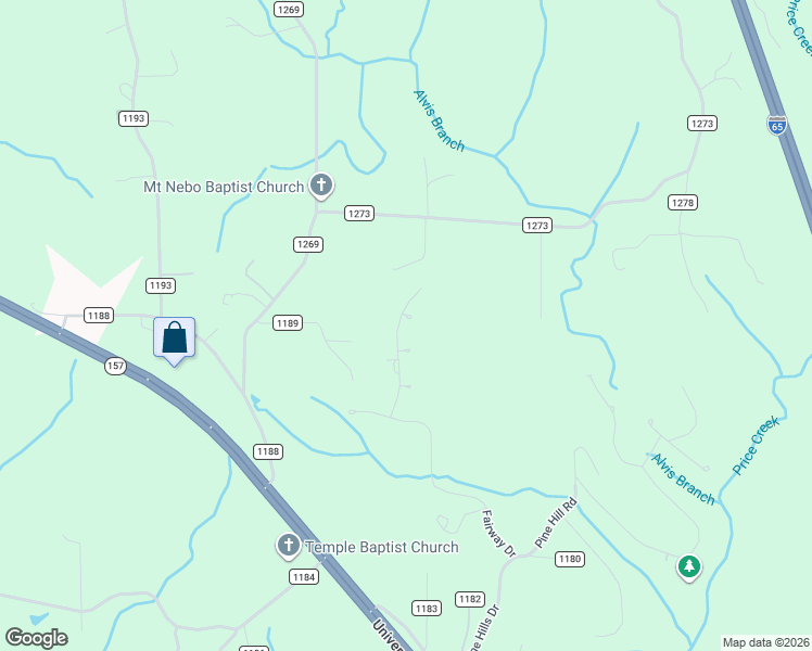 map of restaurants, bars, coffee shops, grocery stores, and more near 141 Augusta Trail in Cullman