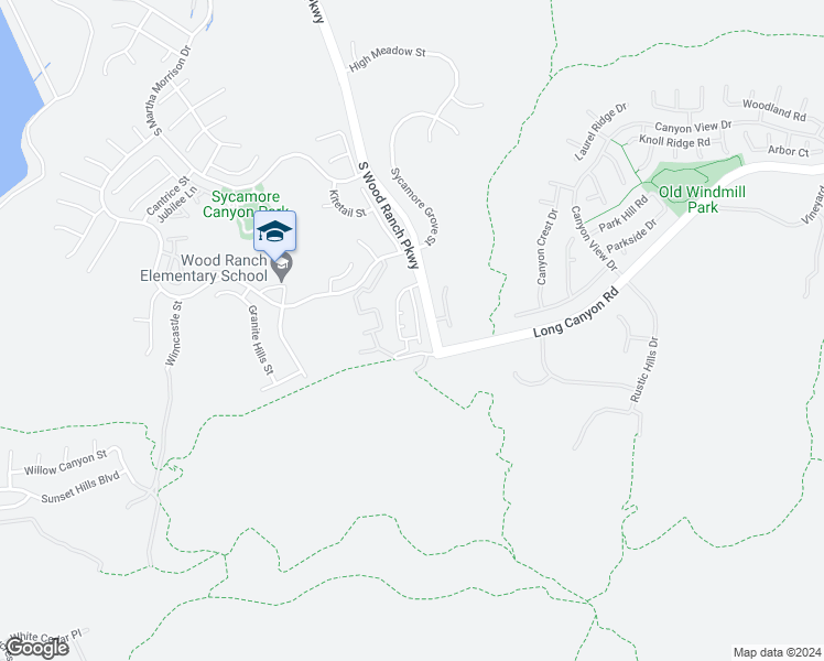 map of restaurants, bars, coffee shops, grocery stores, and more near 595 Hooper Avenue in Simi Valley