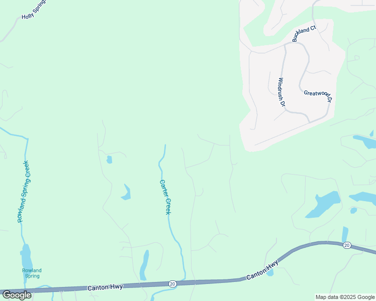 map of restaurants, bars, coffee shops, grocery stores, and more near 64 Roberson Drive in Cartersville