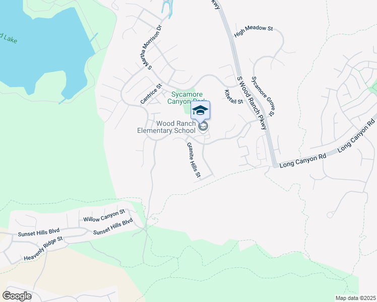 map of restaurants, bars, coffee shops, grocery stores, and more near 531 Granite Hills Street in Simi Valley