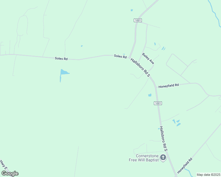 map of restaurants, bars, coffee shops, grocery stores, and more near 7664 Hallsboro Road South in Whiteville