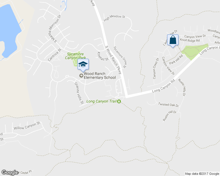 map of restaurants, bars, coffee shops, grocery stores, and more near 537 Bannister Way in Simi Valley
