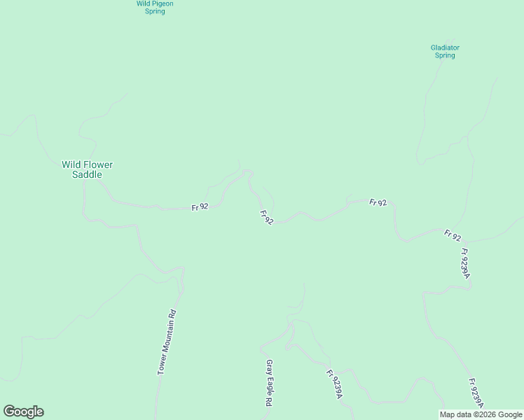 map of restaurants, bars, coffee shops, grocery stores, and more near Fr 92 in Yavapai County