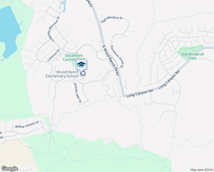 map of restaurants, bars, coffee shops, grocery stores, and more near 525 Bannister Way in Simi Valley