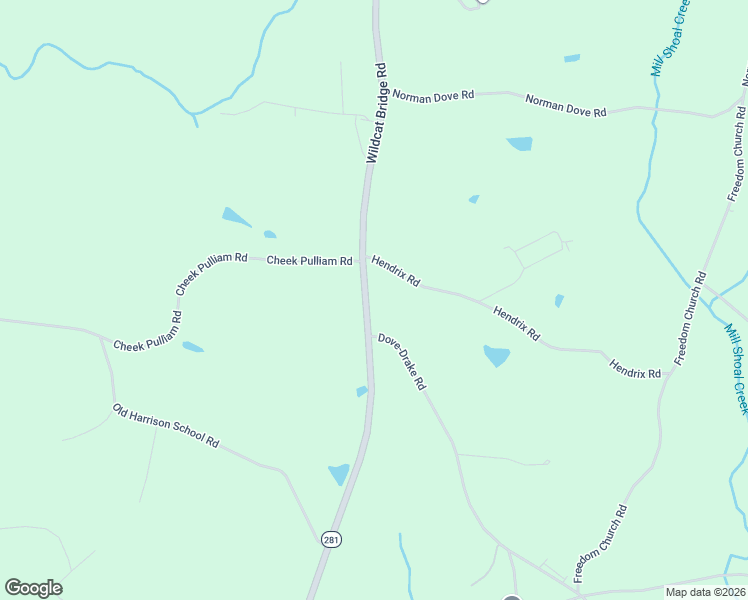 map of restaurants, bars, coffee shops, grocery stores, and more near 3657 Wildcat Bridge Road in Royston