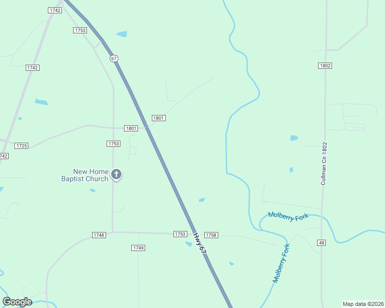 map of restaurants, bars, coffee shops, grocery stores, and more near 4240 Alabama 67 in Holly Pond