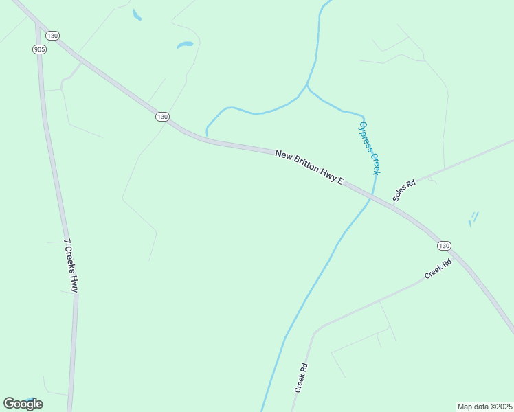 map of restaurants, bars, coffee shops, grocery stores, and more near 5908 New Britton Highway East in Whiteville