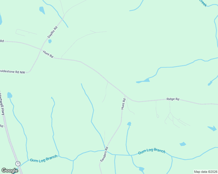 map of restaurants, bars, coffee shops, grocery stores, and more near Hunt Road in Dewy Rose