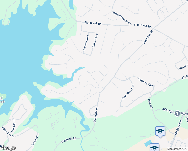 map of restaurants, bars, coffee shops, grocery stores, and more near 5542 Sallee Drive in Oakwood