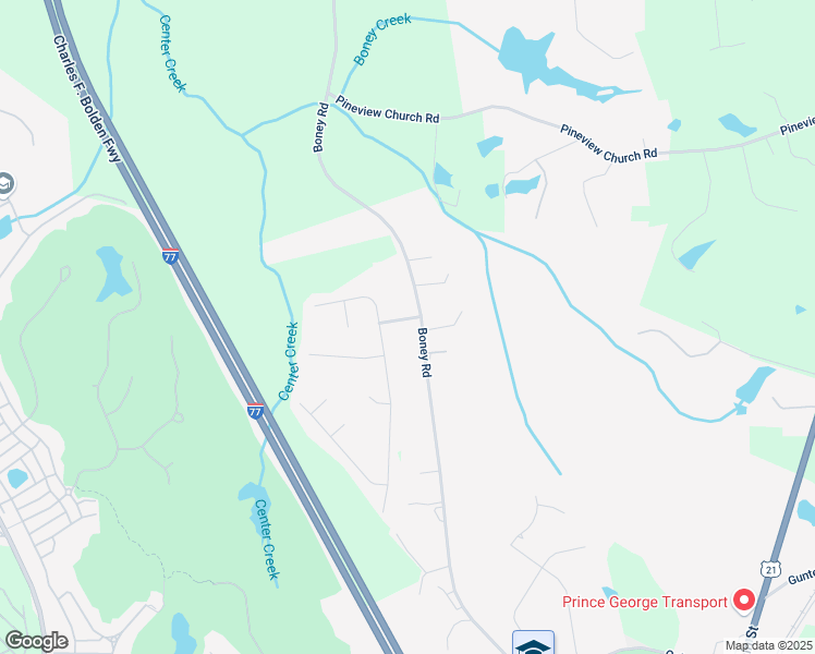 map of restaurants, bars, coffee shops, grocery stores, and more near 423 Boney Road in Blythewood