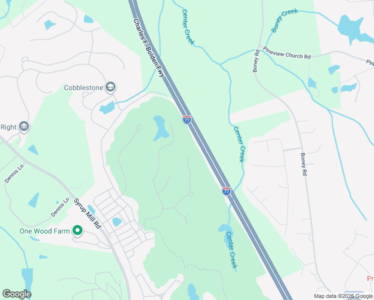 map of restaurants, bars, coffee shops, grocery stores, and more near 177 Peppermint Lane in Blythewood