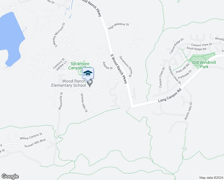 map of restaurants, bars, coffee shops, grocery stores, and more near 485 Bannister Way in Simi Valley