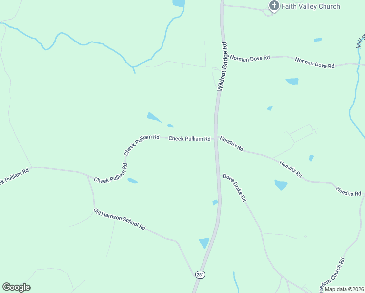 map of restaurants, bars, coffee shops, grocery stores, and more near 2239-3279 Cheek Pulliam Road in Royston