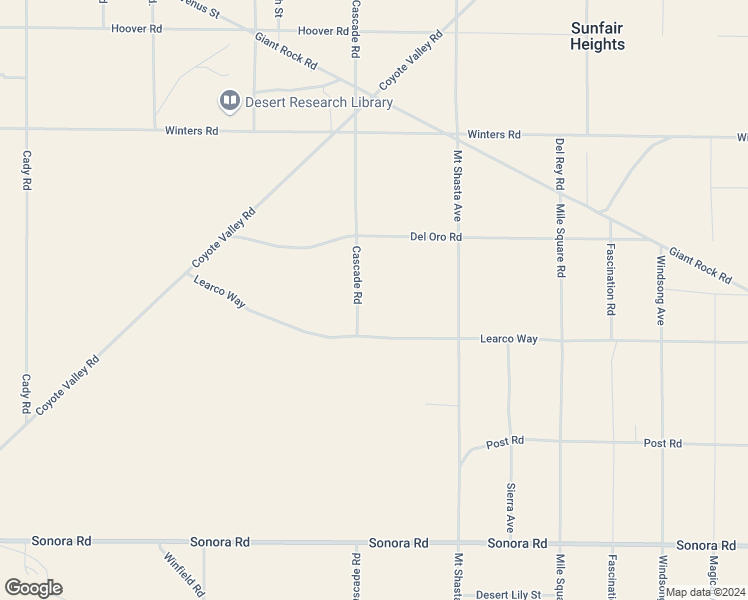 map of restaurants, bars, coffee shops, grocery stores, and more near in Joshua Tree