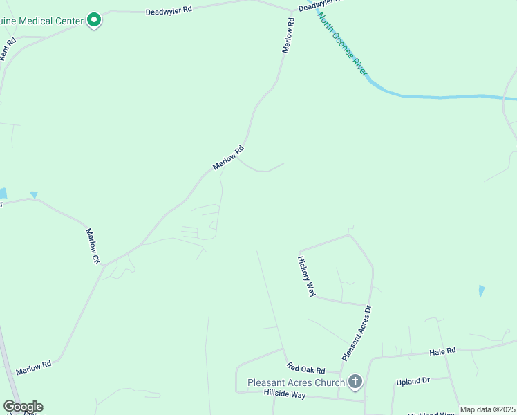 map of restaurants, bars, coffee shops, grocery stores, and more near 1122 Marlow Road in Maysville