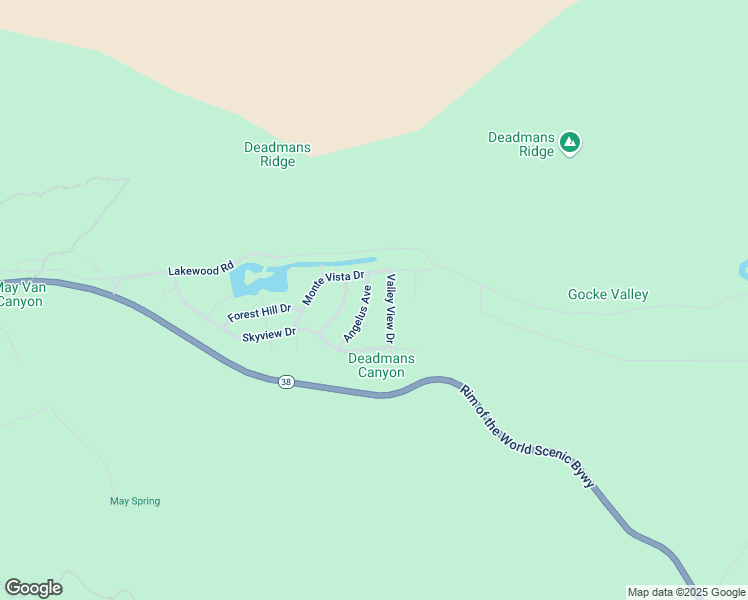 map of restaurants, bars, coffee shops, grocery stores, and more near 1150 Valley View Drive in Big Bear