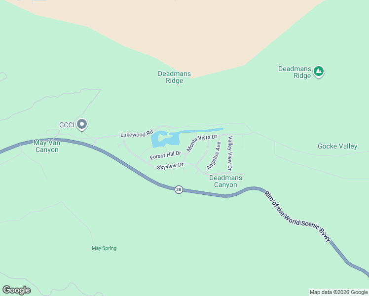 map of restaurants, bars, coffee shops, grocery stores, and more near 1188 Monte Vista Drive in Big Bear
