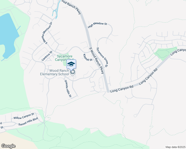 map of restaurants, bars, coffee shops, grocery stores, and more near 491 Bannister Way in Simi Valley