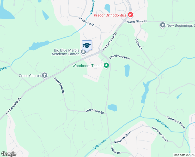 map of restaurants, bars, coffee shops, grocery stores, and more near 3000 Gaddis Road in Canton