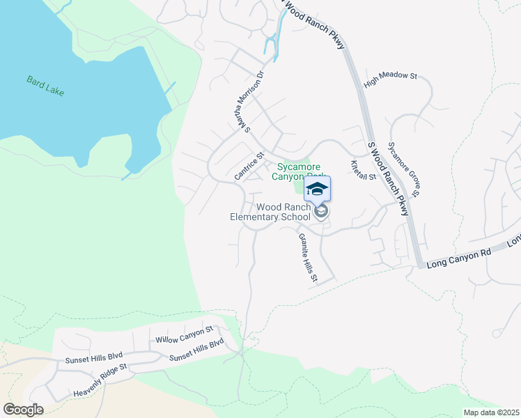 map of restaurants, bars, coffee shops, grocery stores, and more near 510 Sonata Way in Simi Valley