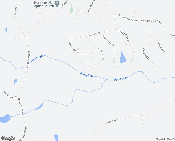 map of restaurants, bars, coffee shops, grocery stores, and more near 4745 Turning Leaf Drive in Gillsville