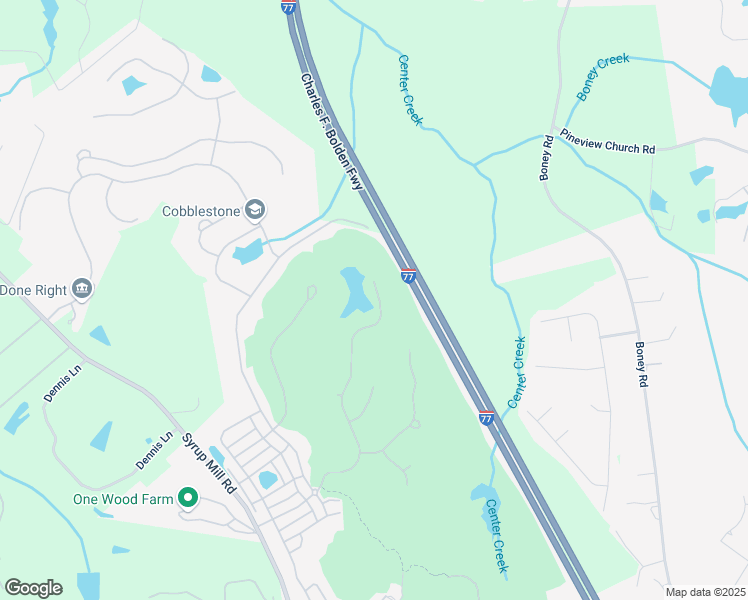 map of restaurants, bars, coffee shops, grocery stores, and more near 387 Woodlander Drive in Blythewood
