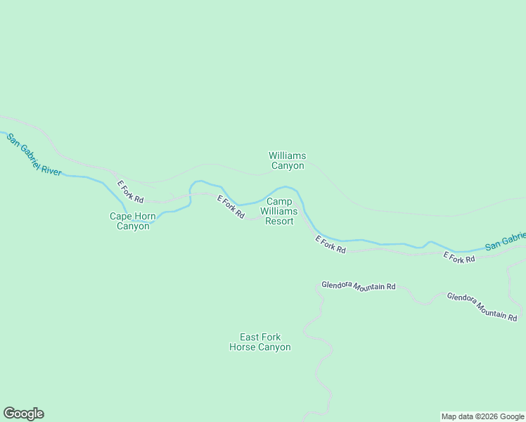 map of restaurants, bars, coffee shops, grocery stores, and more near 53 East Fork Road in La Verne
