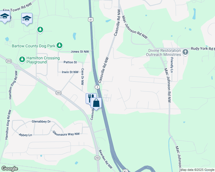 1390 Cassville Road, Cartersville GA Walk Score