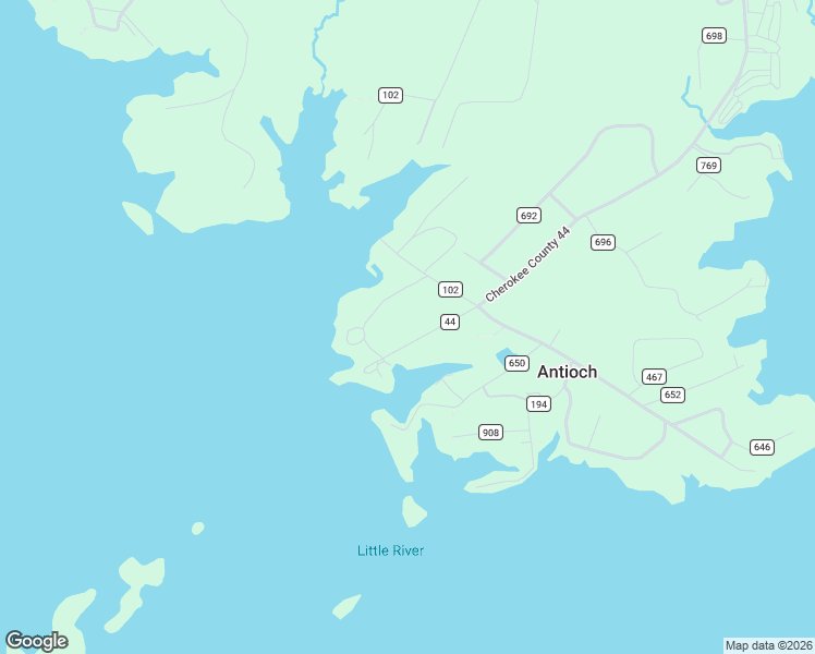 map of restaurants, bars, coffee shops, grocery stores, and more near 7820 County Road 44 in Cedar Bluff
