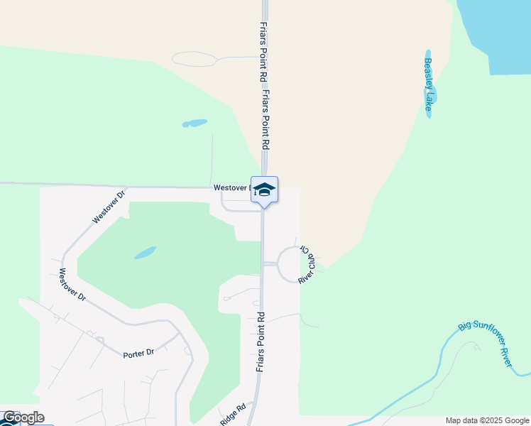 map of restaurants, bars, coffee shops, grocery stores, and more near 3240 Friars Point Road in Clarksdale