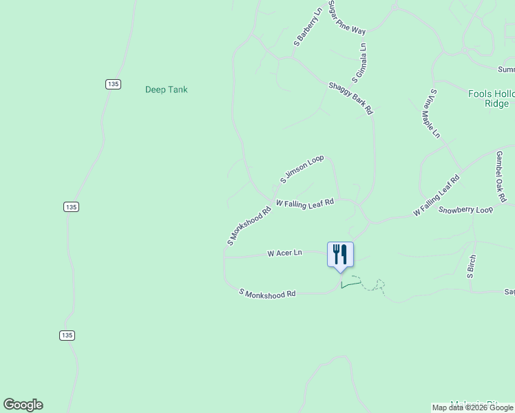 map of restaurants, bars, coffee shops, grocery stores, and more near 1680 West Falling Leaf Road in Show Low