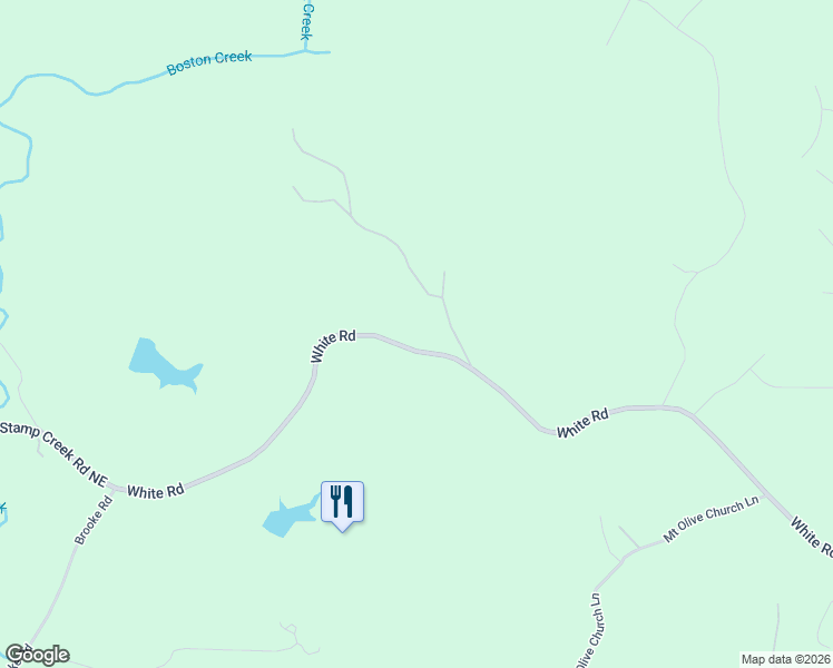 map of restaurants, bars, coffee shops, grocery stores, and more near 820 Sutallee Ridge Trail in White